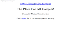 Desktop Screenshot of gadgetbuzz.com